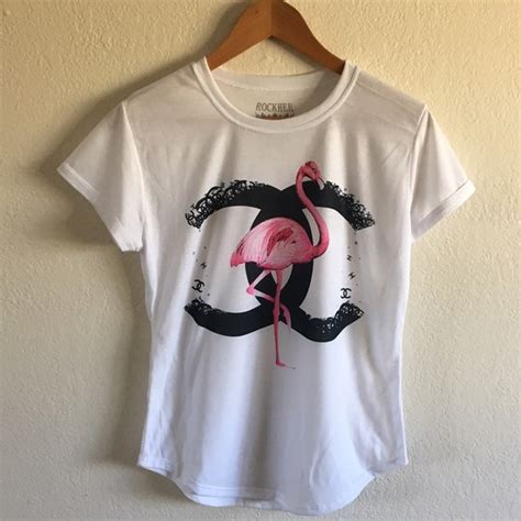 chanel shirt flamingo|Chanel online shopping.